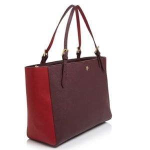 Brand New Tory Burch Color Block York Tote